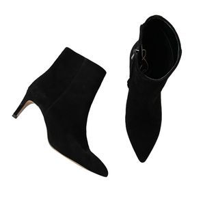 Sam Edelman Ulissa Suede Pointed Toe Booties 7.5